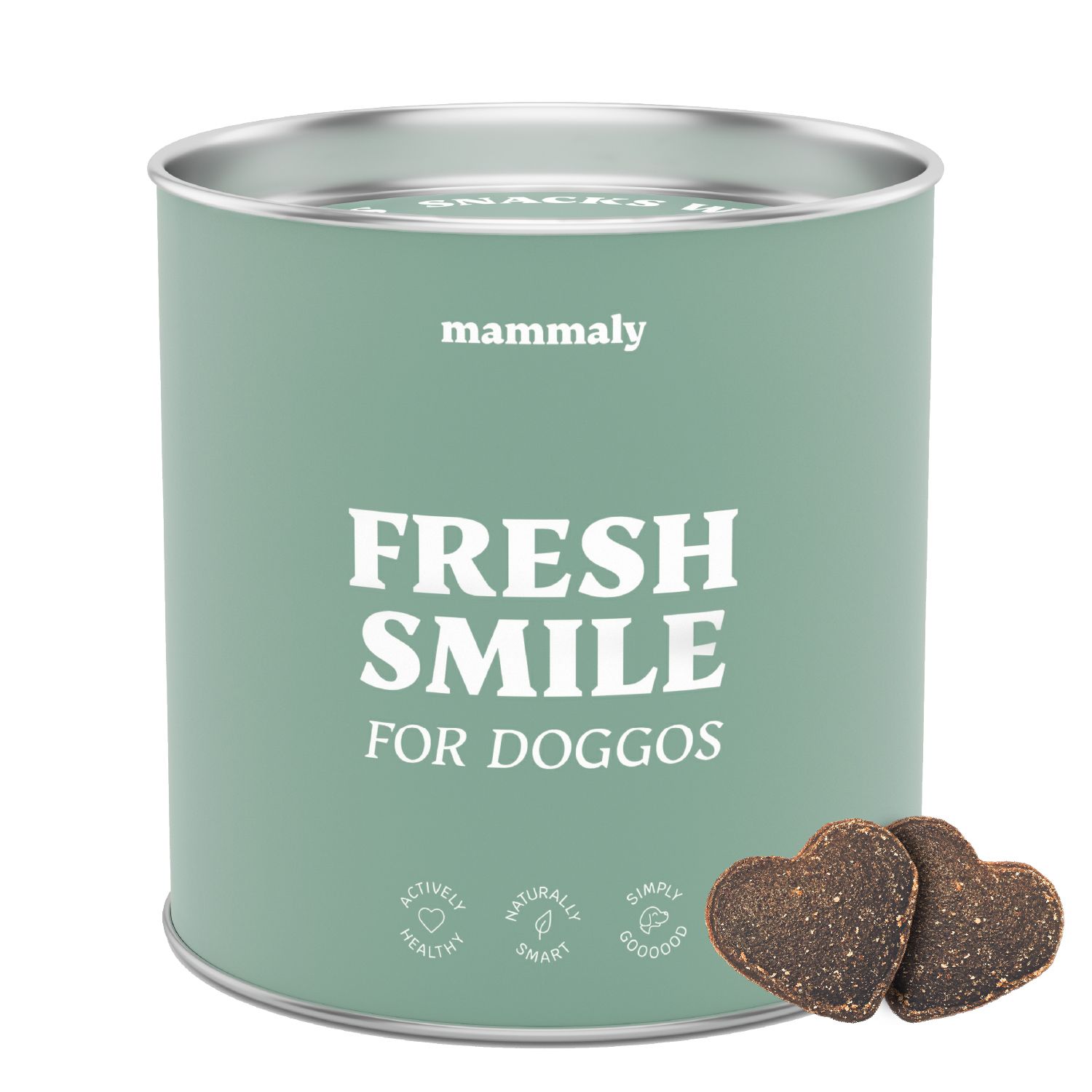 mammaly Fresh Smile Hunde Zahnpflege Snack, gegen Hund Mundgeruch, Ersatz für Zahnsteinentferner