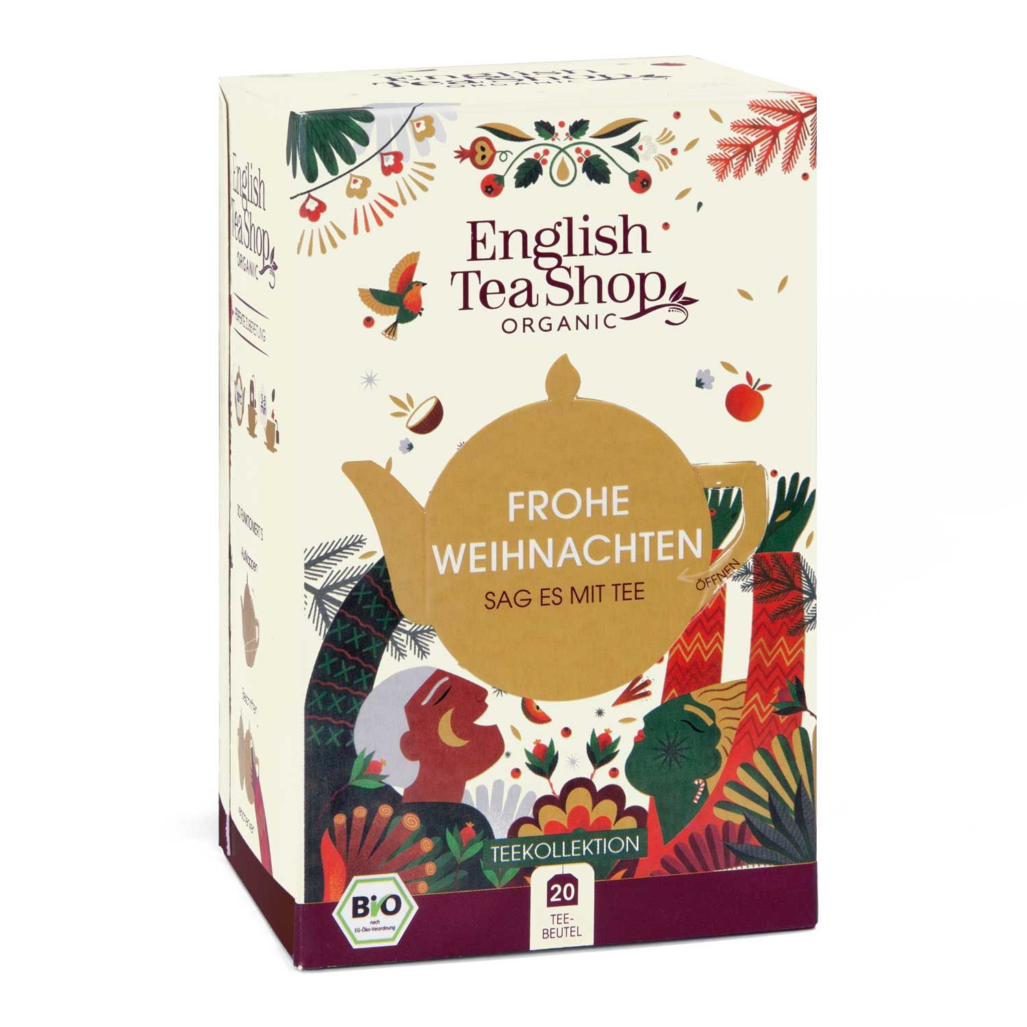 ETS - Frohe Weihnachten Teegeschenk bio