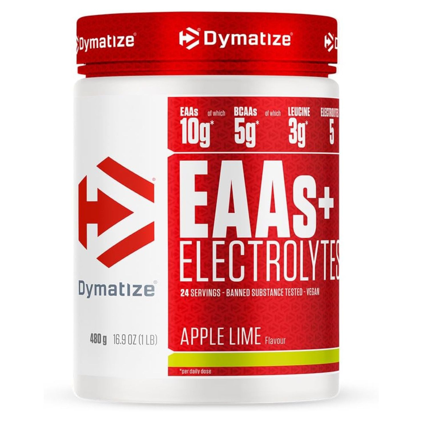 Dymatize EAAs + Electrolytes Apple Lime 480 g