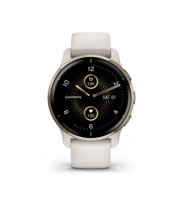 Pulsuhr / Tracker Garmin - Fitnessuhr - Unisex - Venu 2 Plus - creme- 010-02496-12