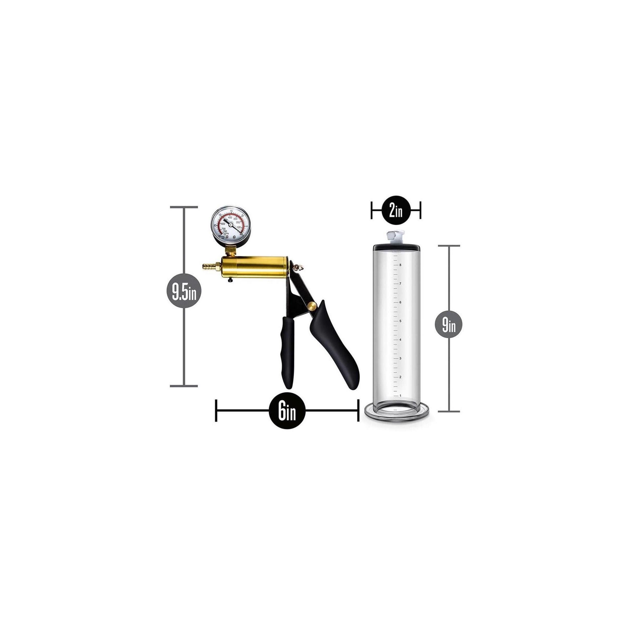 Blush - PERFORMANCE VX6 VACUUM PENIS PUMP CLEAR
