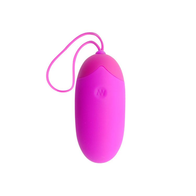 Pinkes, ei-förmiges Gerät mit silbernem Oberteil und Schlaufe. Auf der Oberfläche ist ein Logo abgebildet.