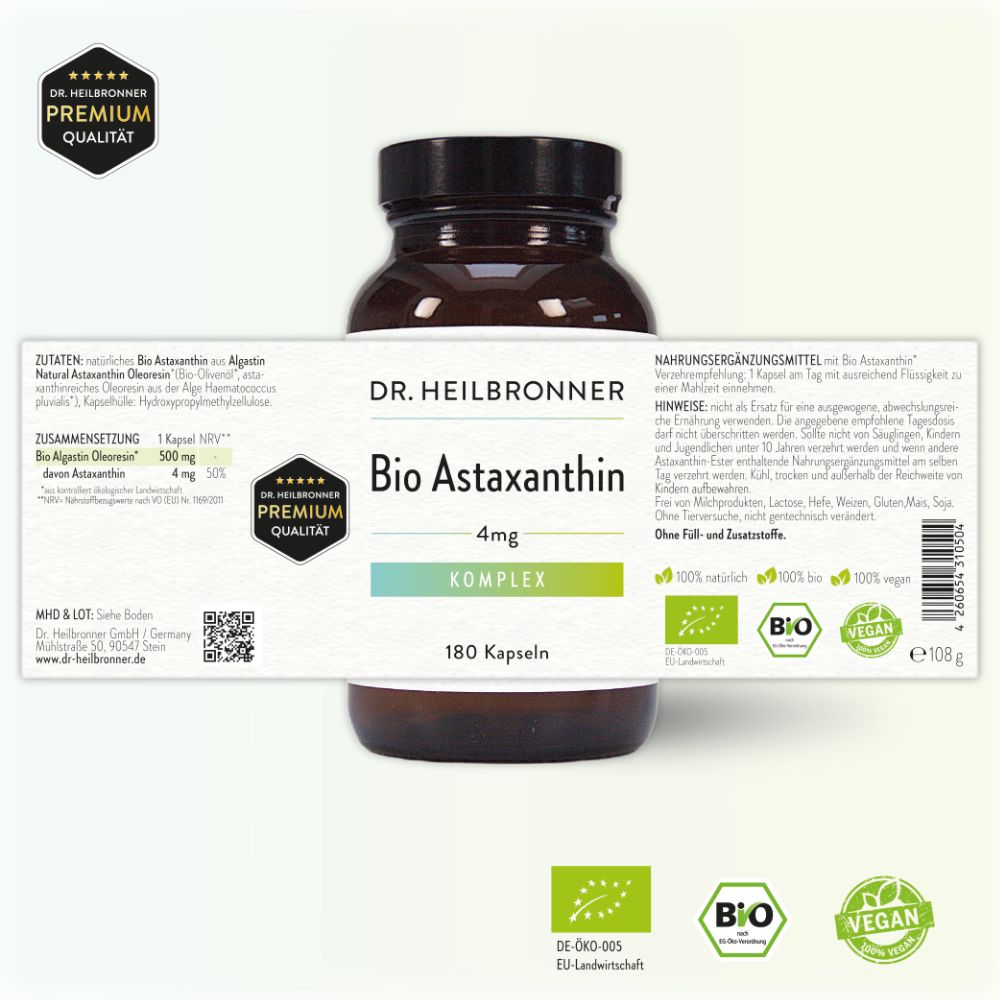 Dr. Heilbronner Bio Astaxanthin Komplex 4mg