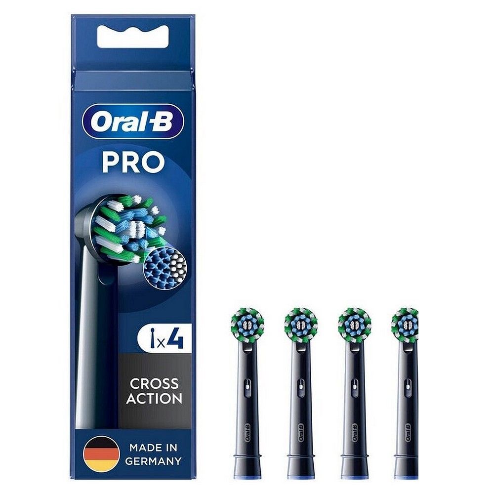 Oral-B Eb50Brx-4 Pro CrossAction Schwarz Jas25 EU 4 Pc