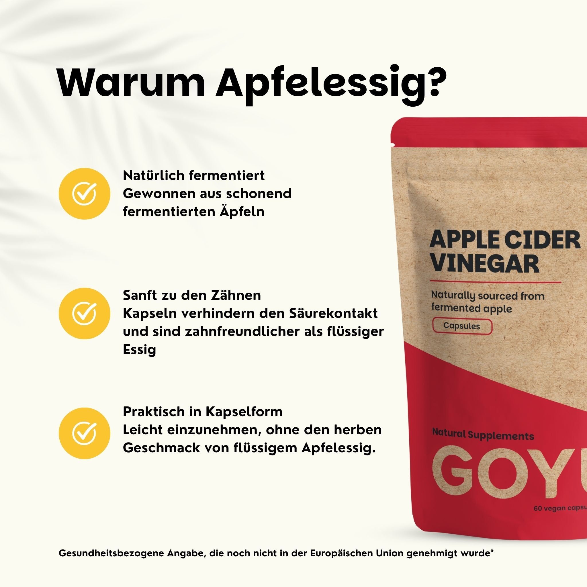 Kunden bewerten uns mit 4,7/5: Gute Bewertungen für Apfelessig-Kapseln.