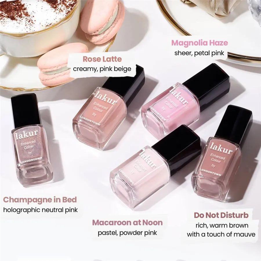 LONDONTOWN lakur Macaroon at Noon Nagellack