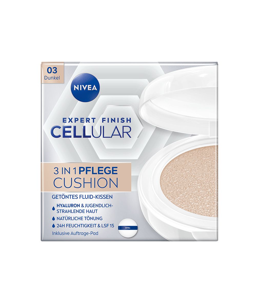 Nivea Cellular Expert Finish 3in1 Pflege Cushion Dunkel 15 ml