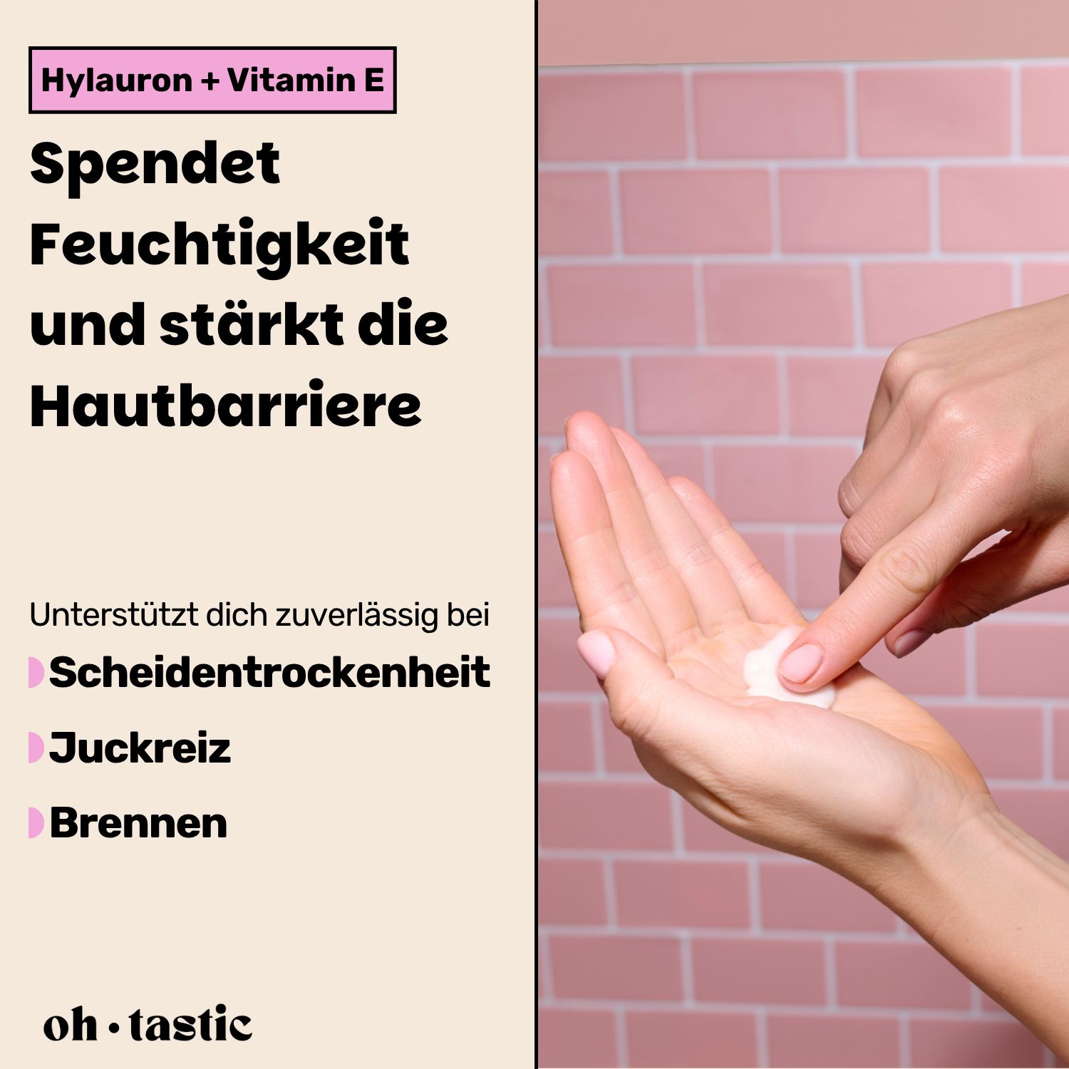 ohtastic Natürliche Vaginal Creme
