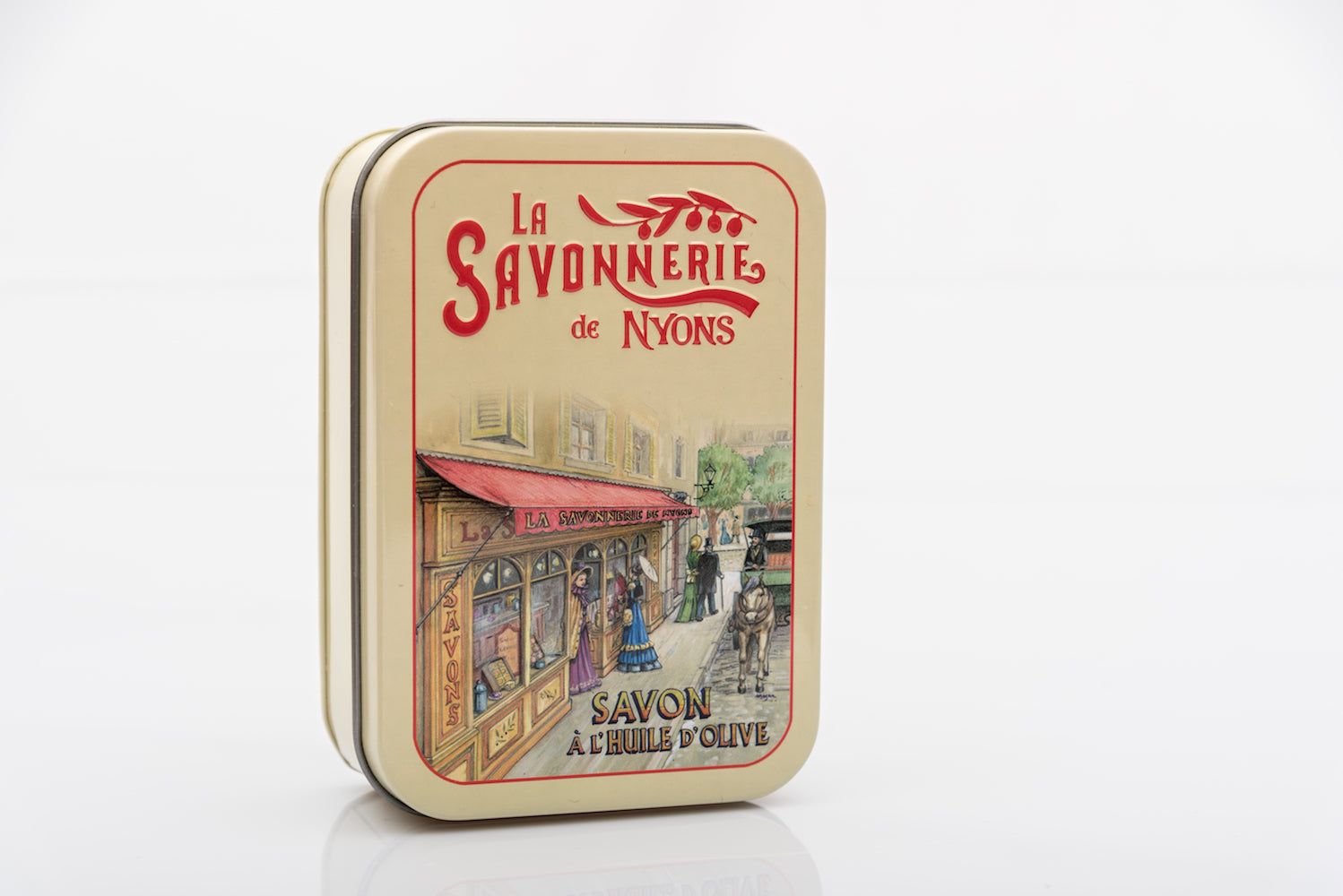 La Savonnerie de Nyons - Metallbox mit Seife 'Boutique' 200 g