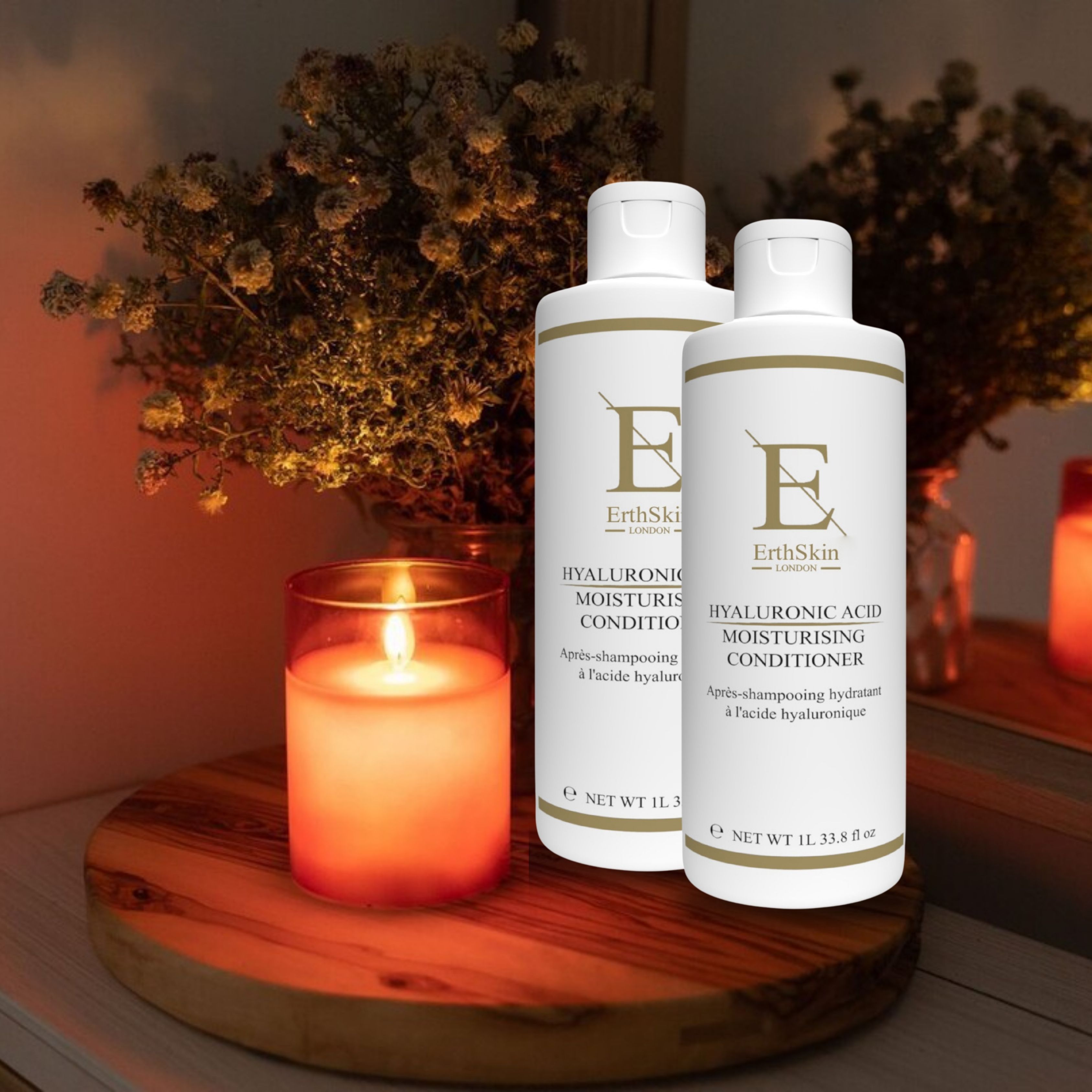 ErthSkin London  feuchtigkeitsspendender Hyaluronsäure Conditioner set