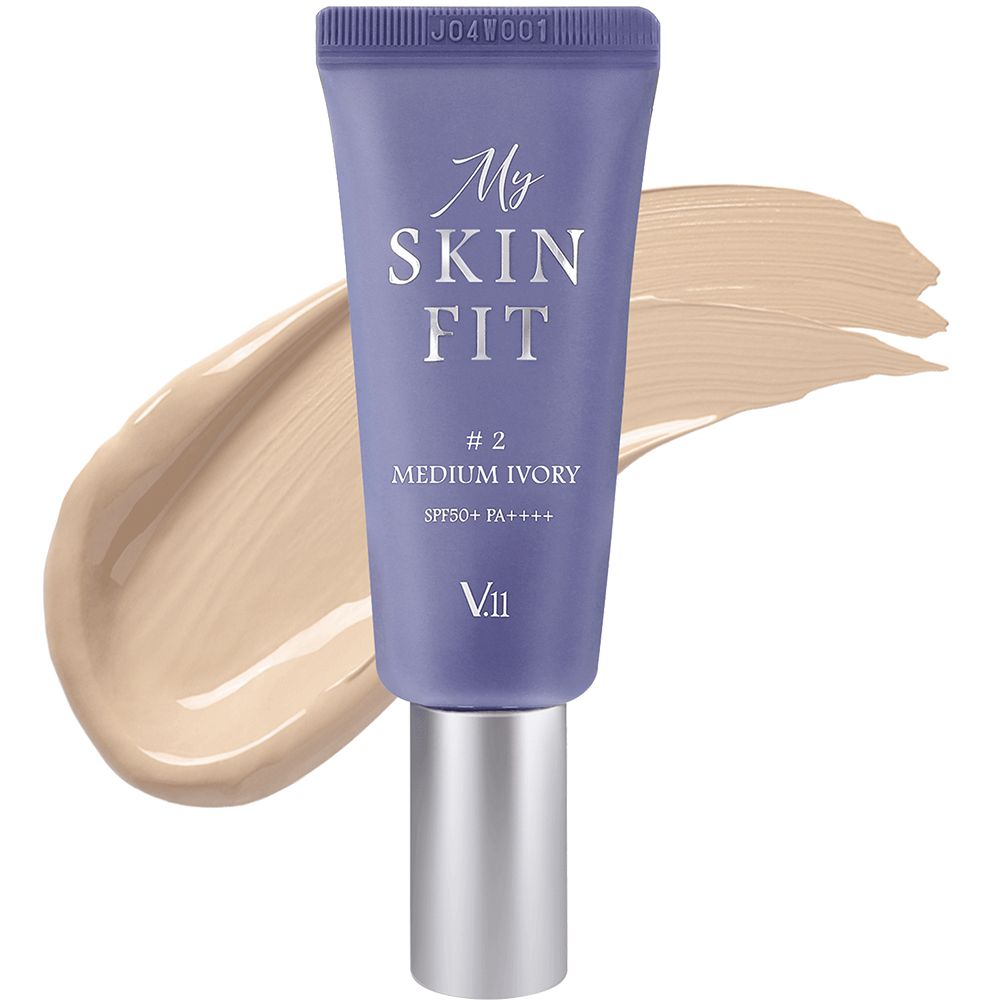 VILLAGE 11 FACTORY MY Skin Fit BB Cream #2 Medium Ivory SPF 50+ PA++++ Coloring Cream