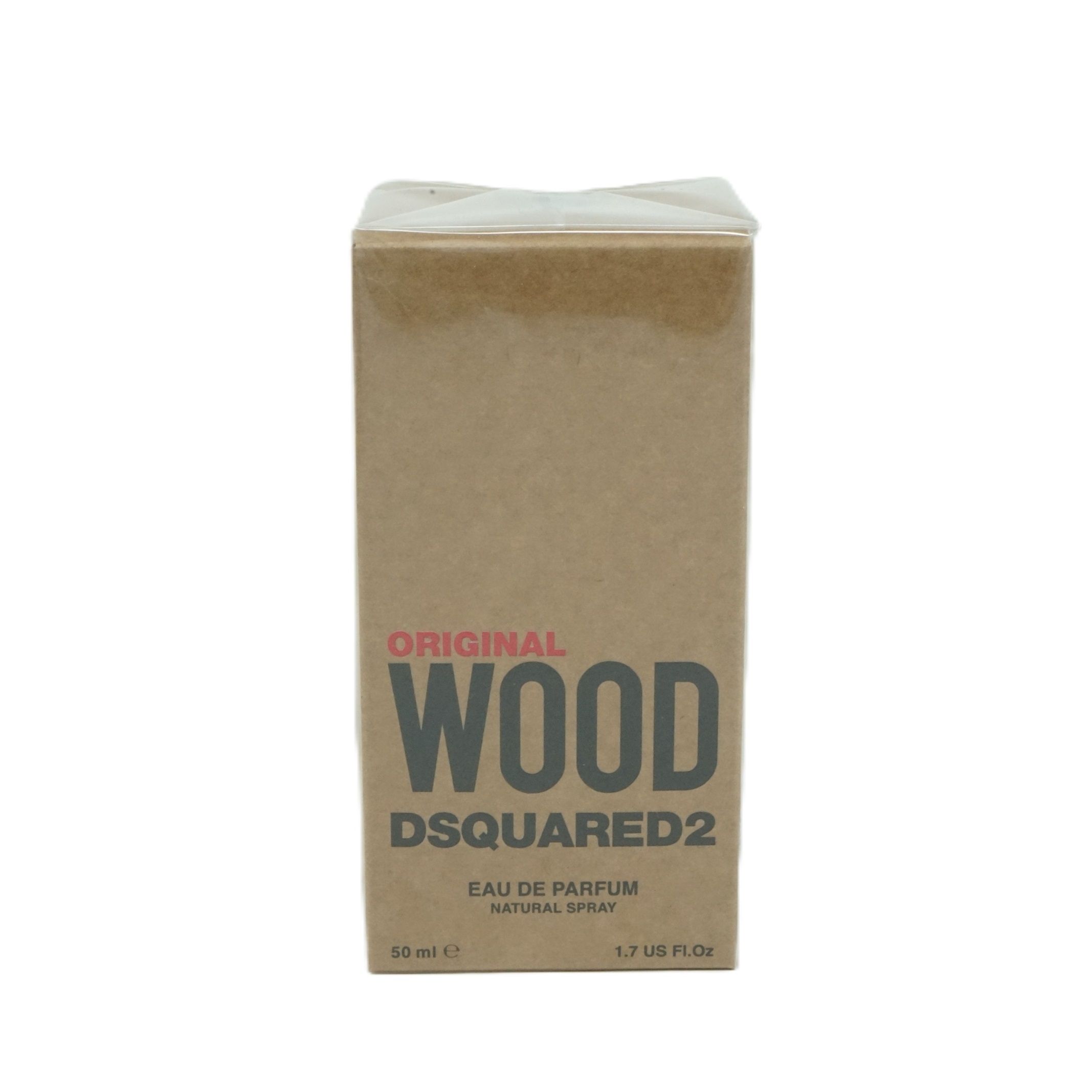 Dsquared2 Wood Original Eau de Parfum Flakon und Verpackung.