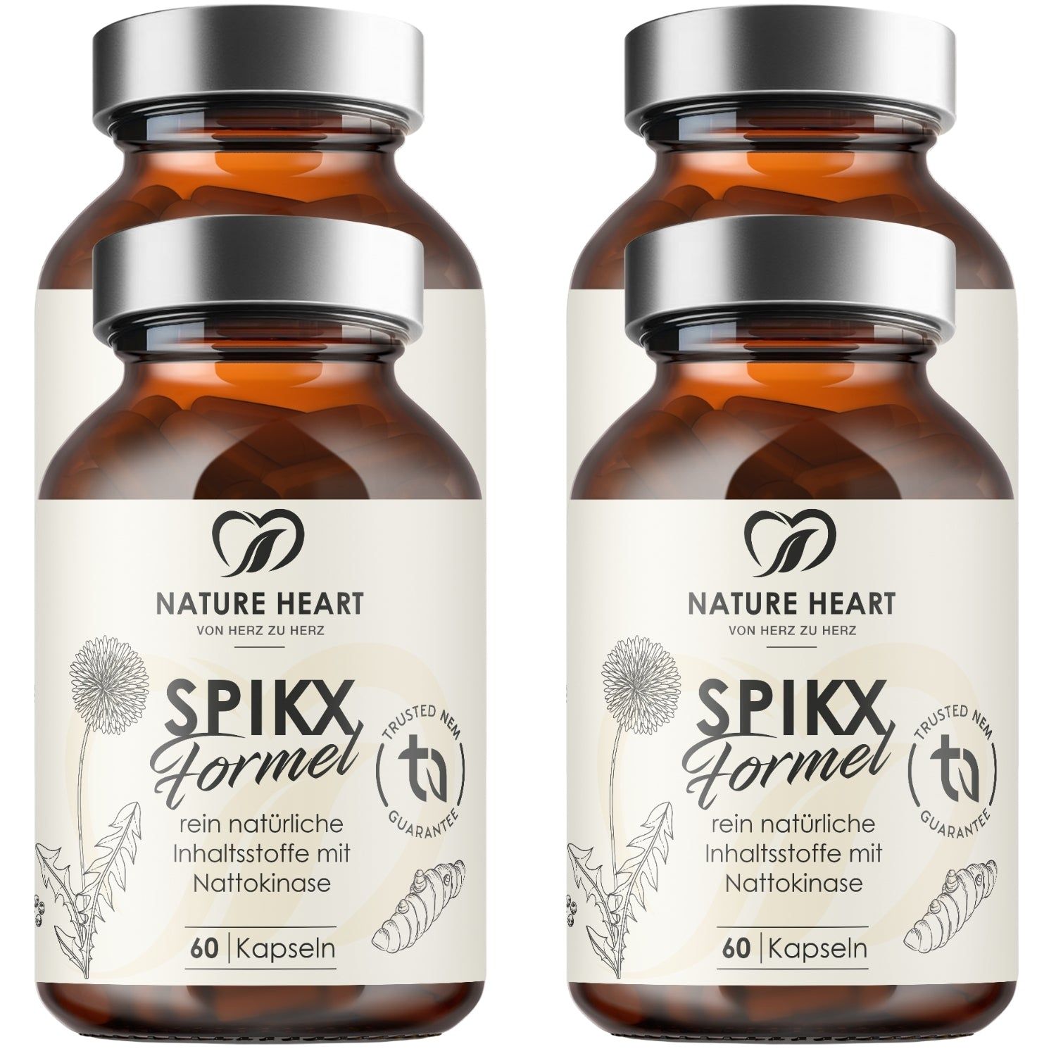 Nature Heart SpikX Formel | limitiert 4x60 St Kapseln