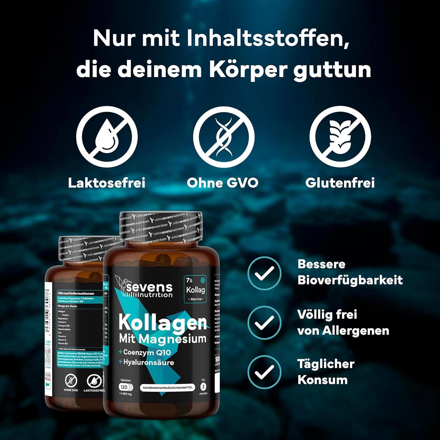 SEVENS NUTRITION Kollagen Kapseln