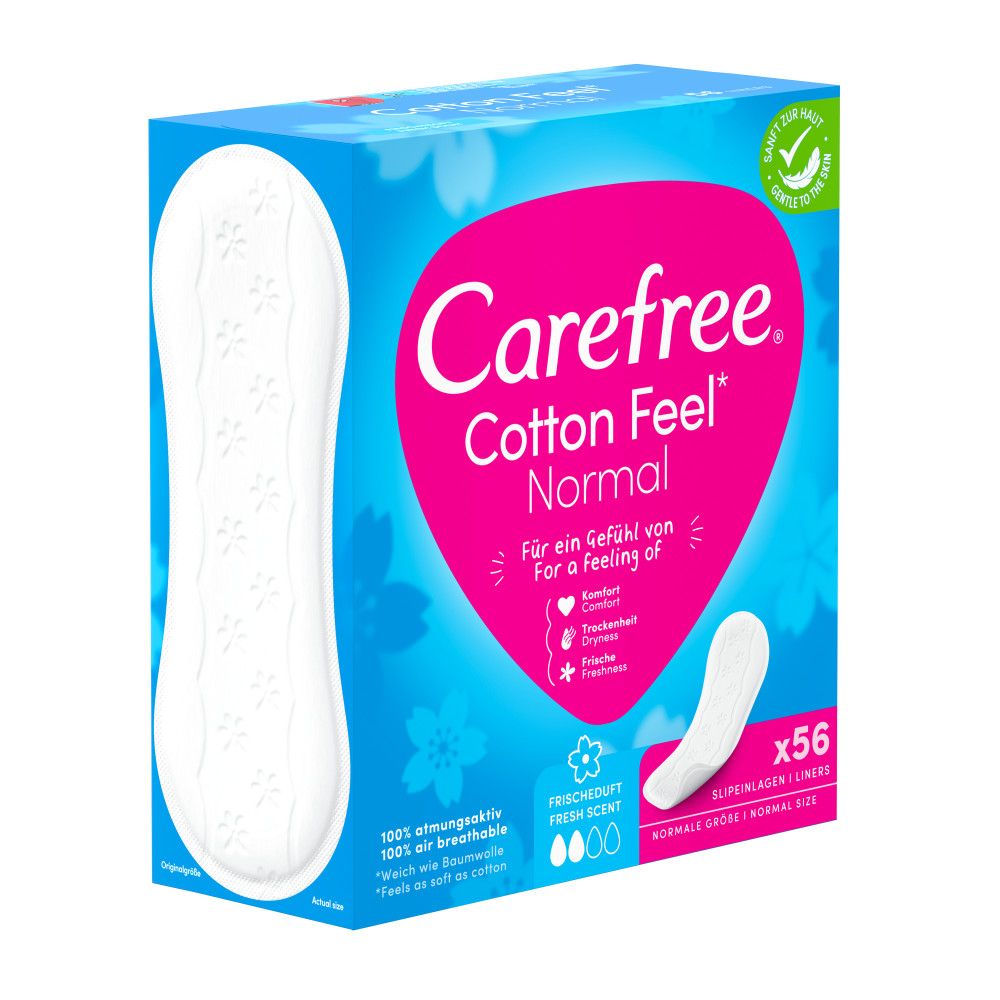 Carefree - Slipeinlagen "Cotton Feel Normal mit Frischeduft"