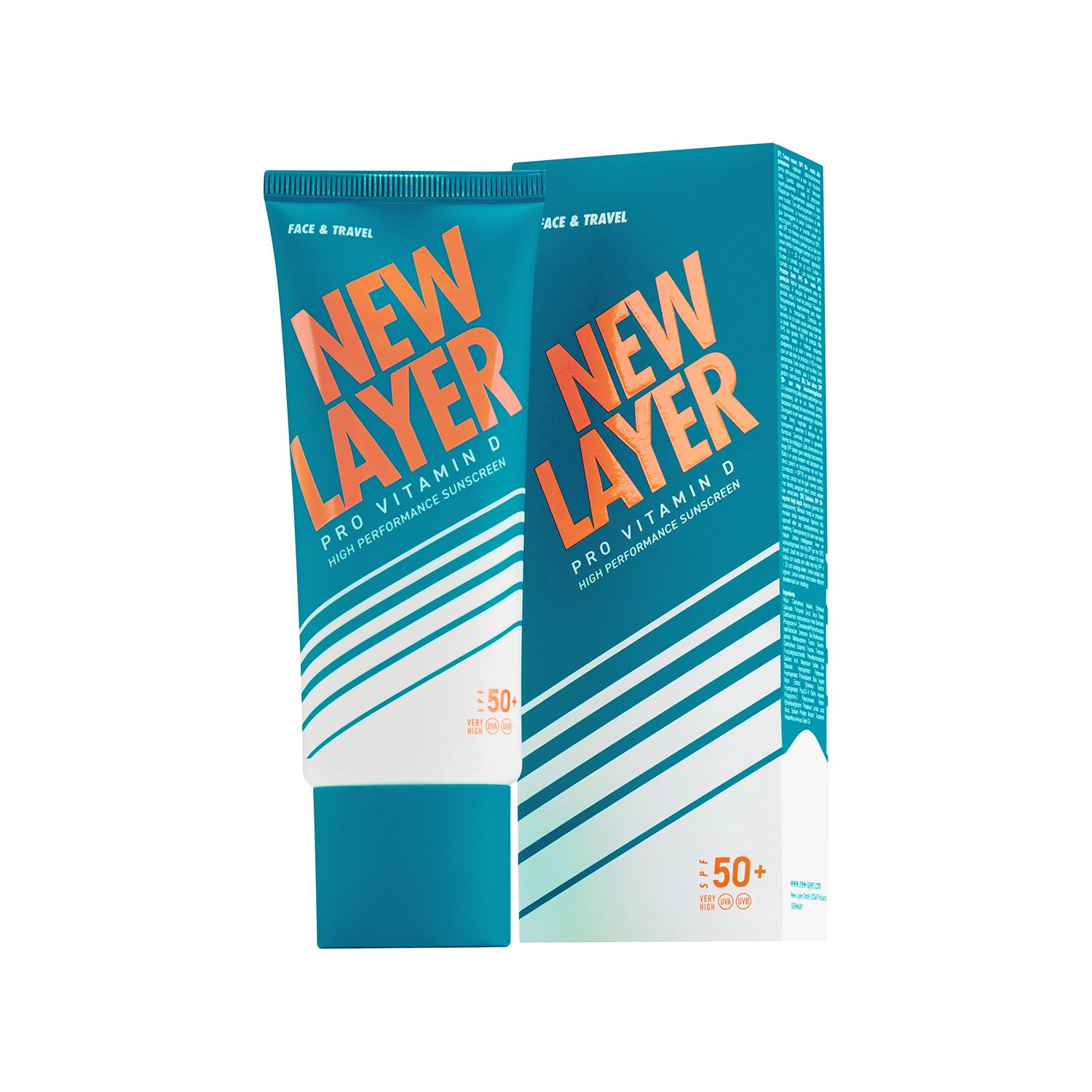 NEW Layer Pro Vitamin D Sonnencreme Gesicht & Reise Lsf50+