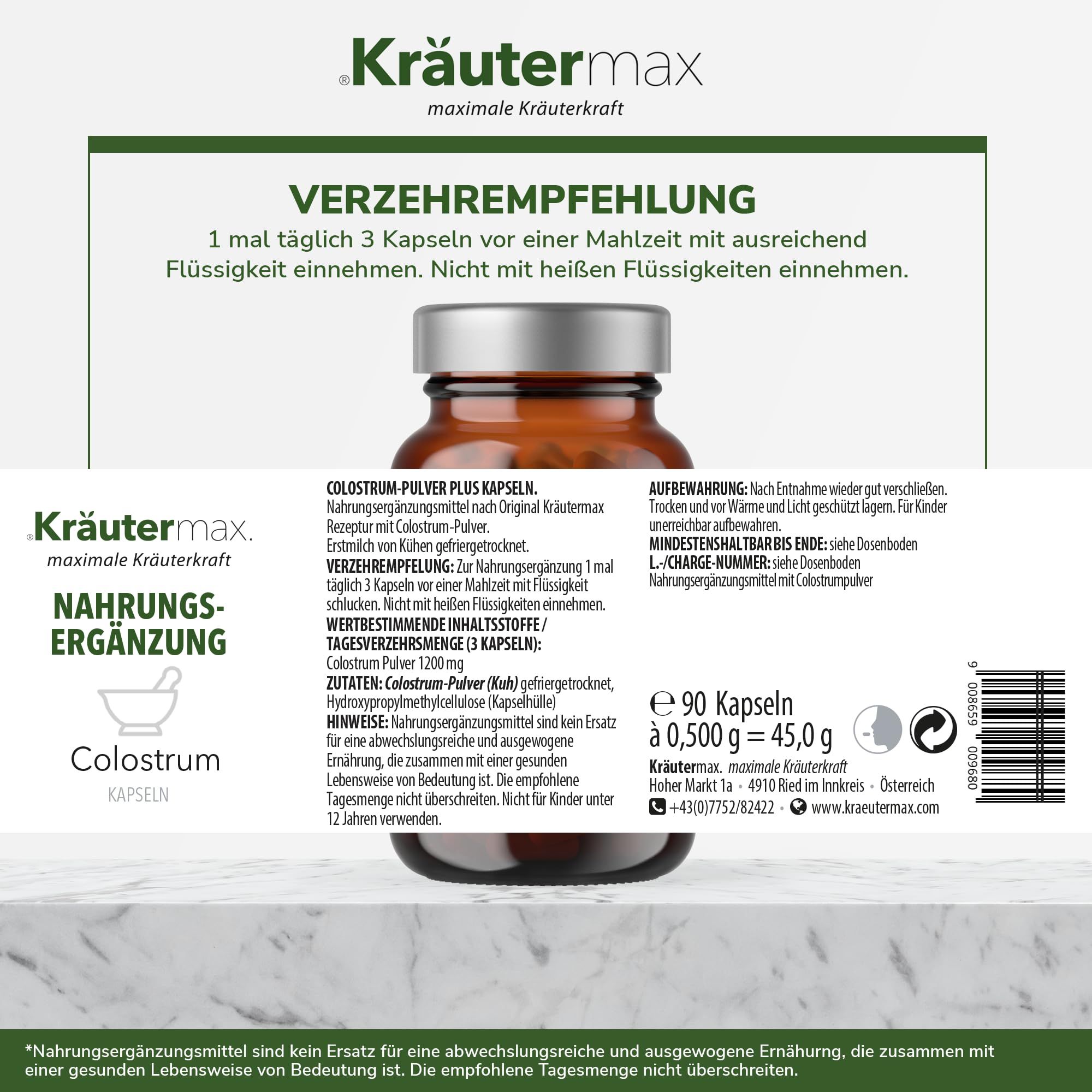 Kräutermax Colostrum