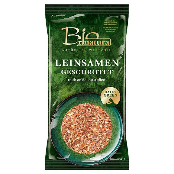 Bio Rinatura Leinsamen, geschrotet Bio