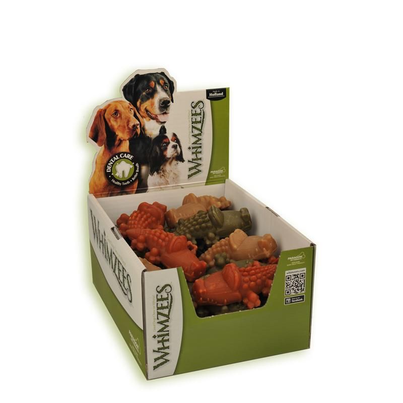 Whimzees Krokodil L Display 1,8 kg