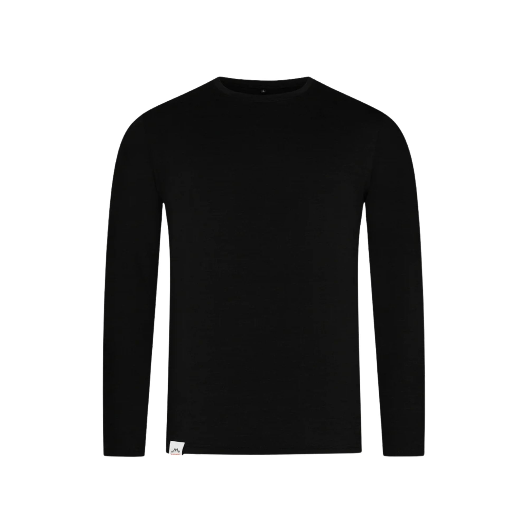 Longsleeve Herren Merino Schwarz S 66 St
