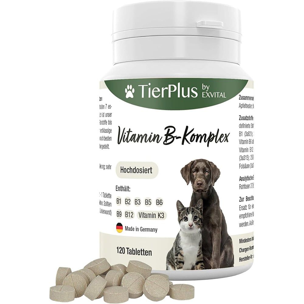 EXVital® Vitamin B Komplex Tabletten für Hunde & Katzen