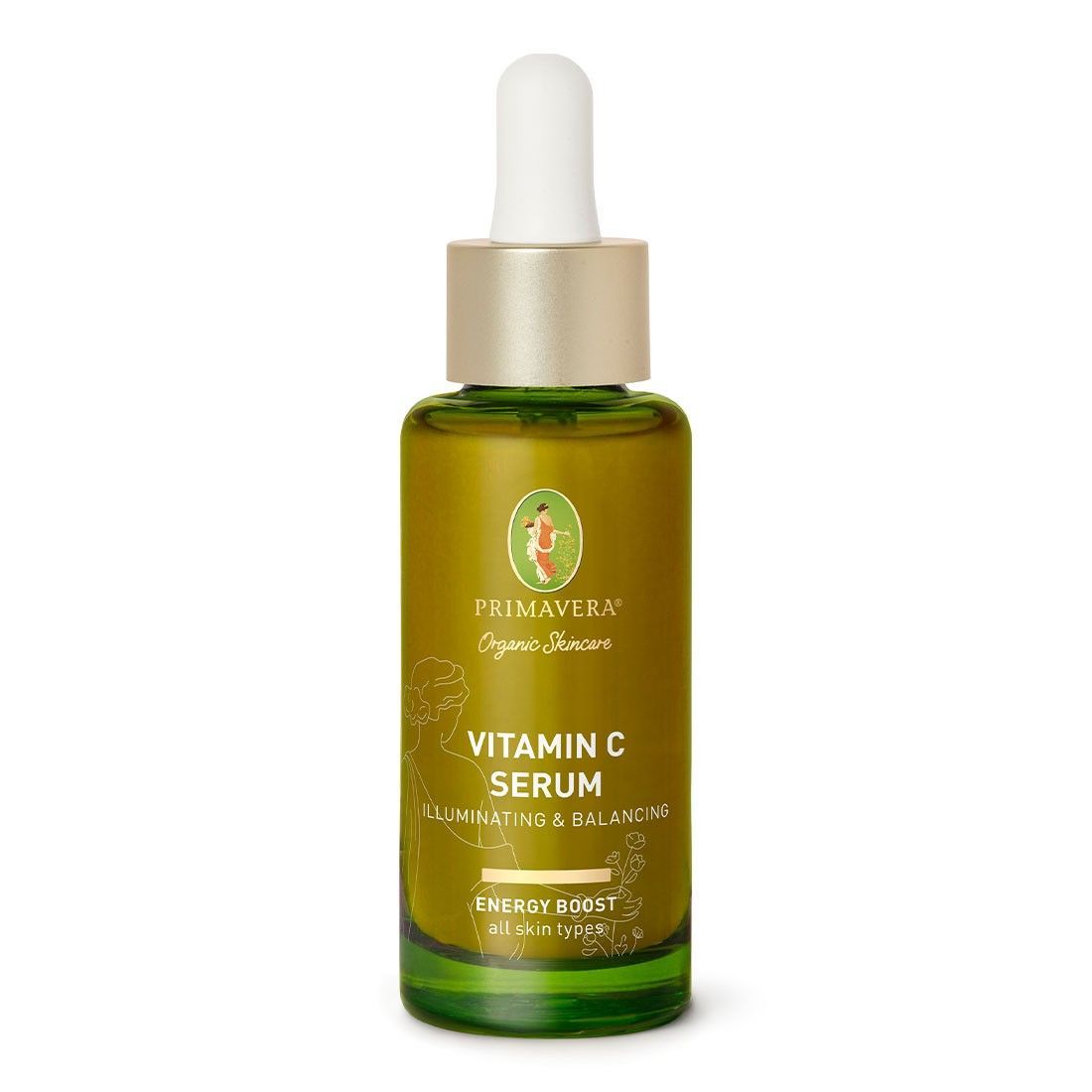 Primavera Organic Skincare Vitamin C Serum Illuminating & Balancing Energy Boost