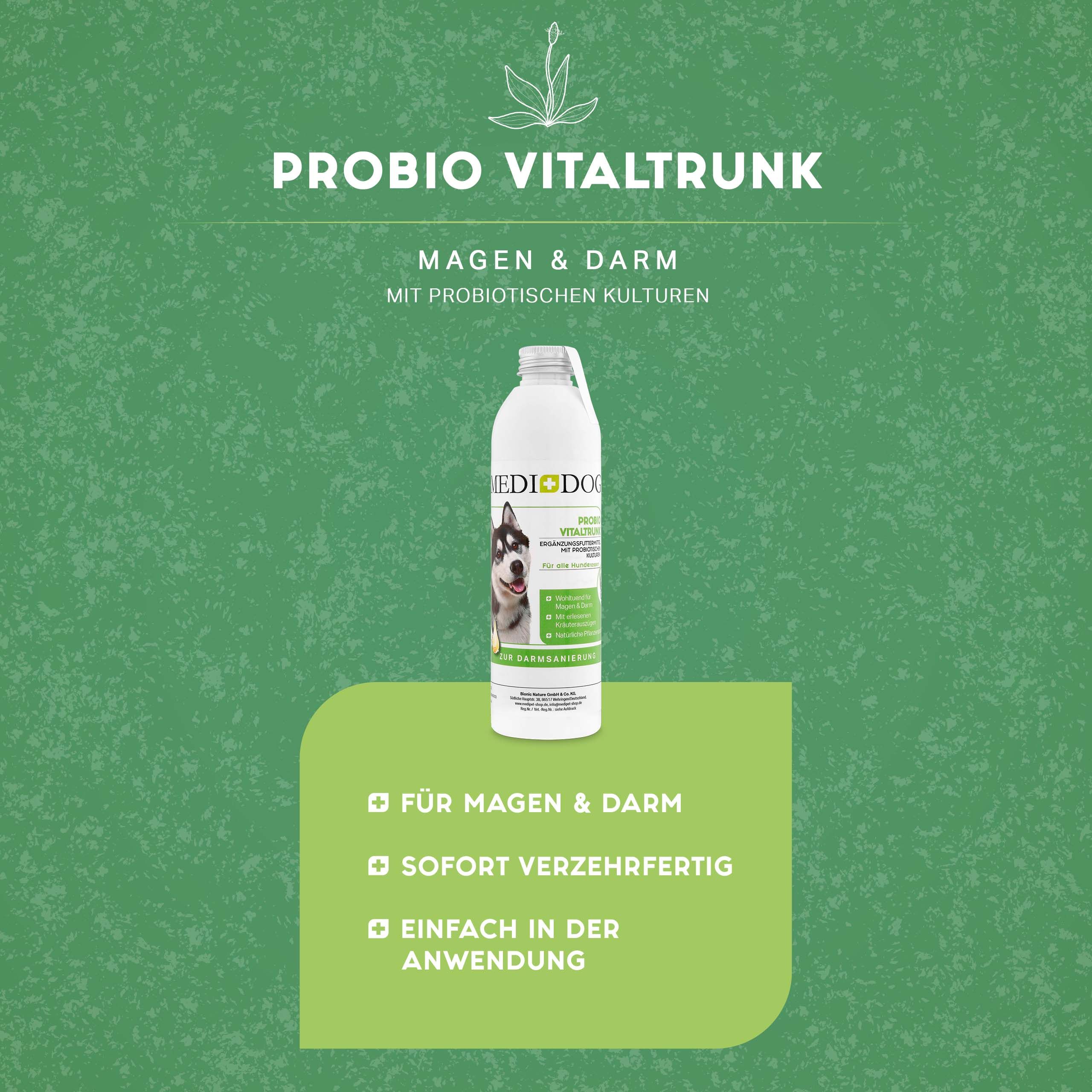 Medidog Probio Vitaldrunk 250 ml Tonikum