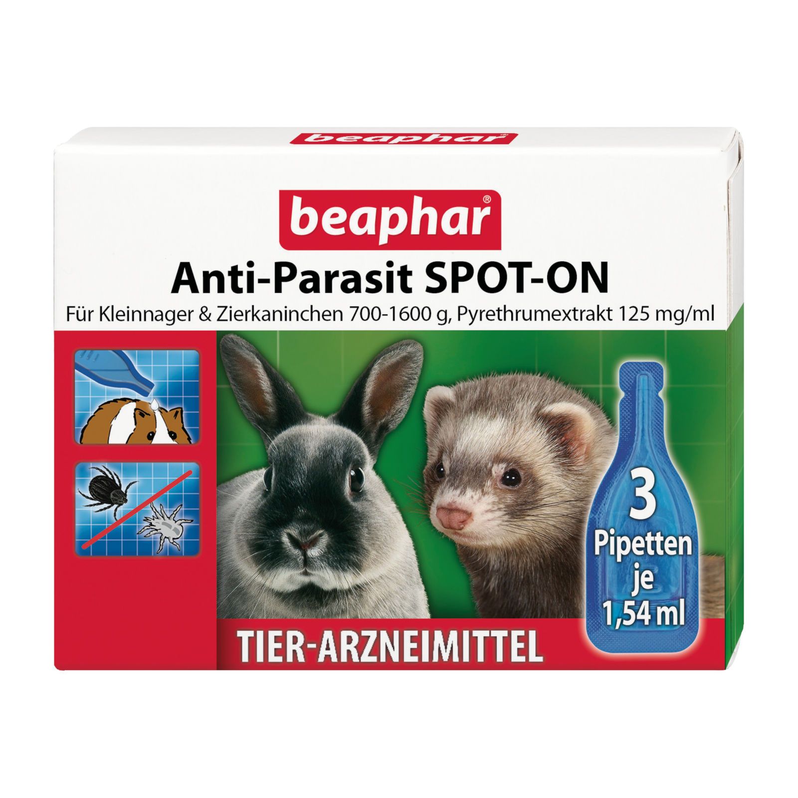 Beaphar - Anti-Parasit SPOT-ON für Kleinnager & Zierkaninchen