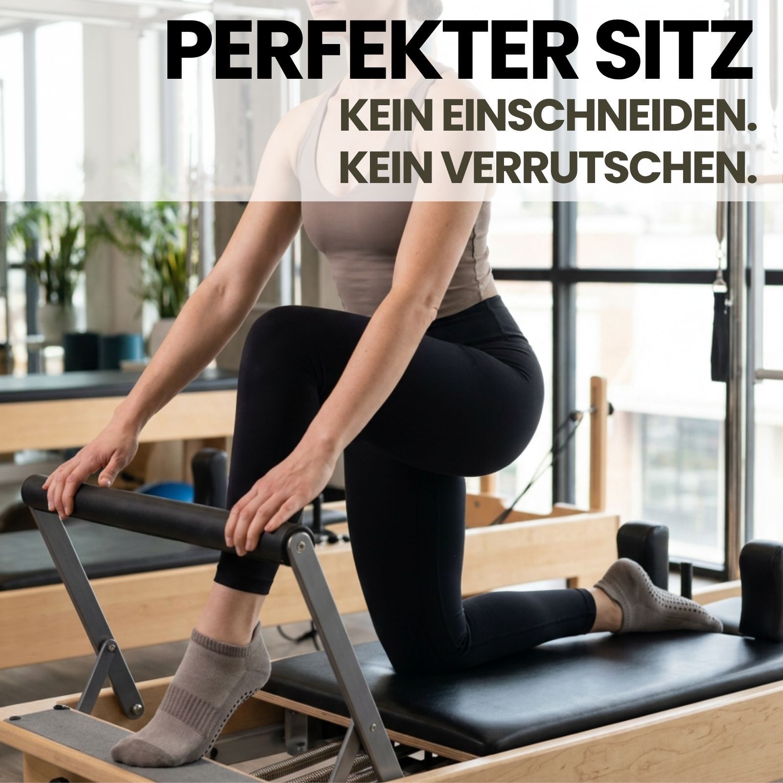Yoga & Pilates Sportsneakersocken mit ABS-Sohle für Damen & Herren