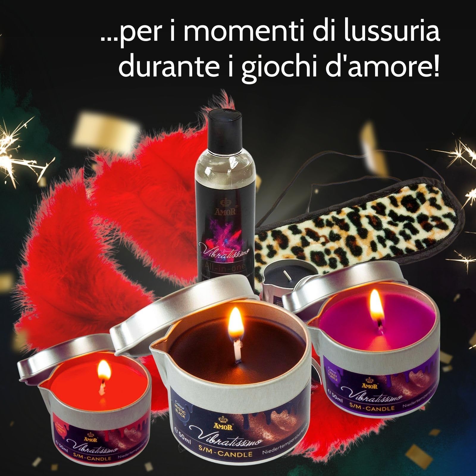 Vibratissimo S/M Kerze Burning Red