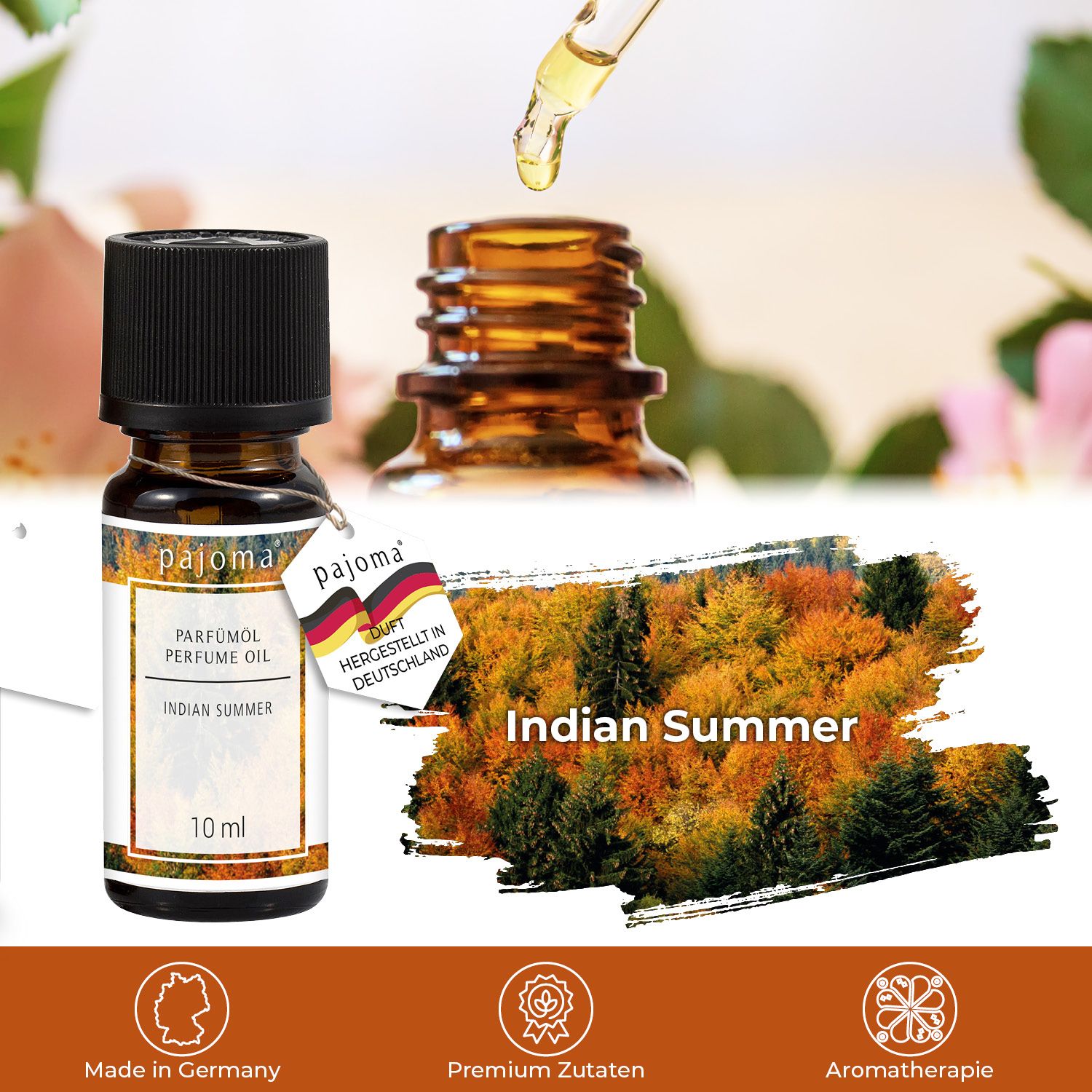 pajoma® Duftöl Indian Summer 10 ml Flüssigkeit