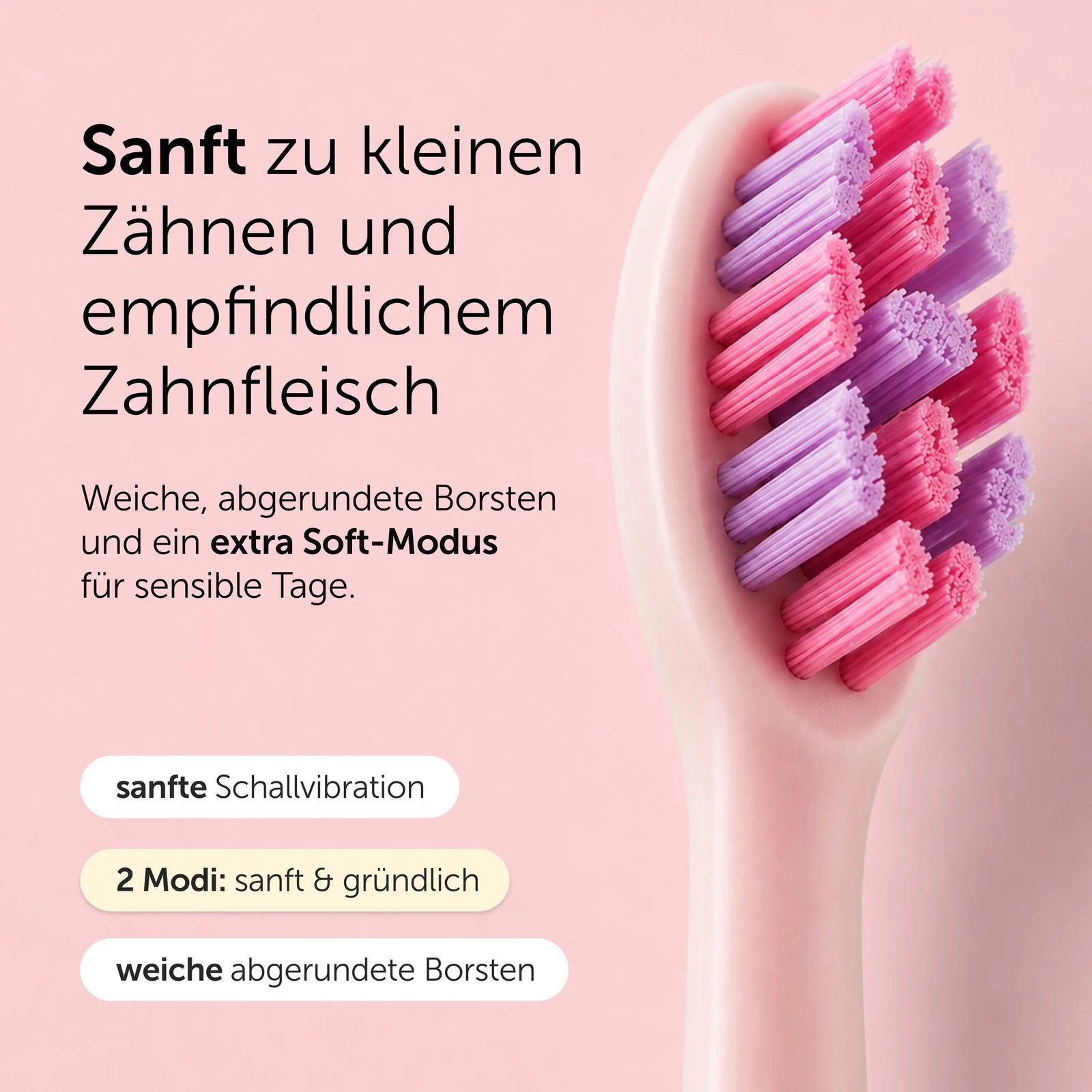 Wondersmile Kids Bürstenköpfe Fairy Rose - Ersatzbürstenköpfe extra weich
