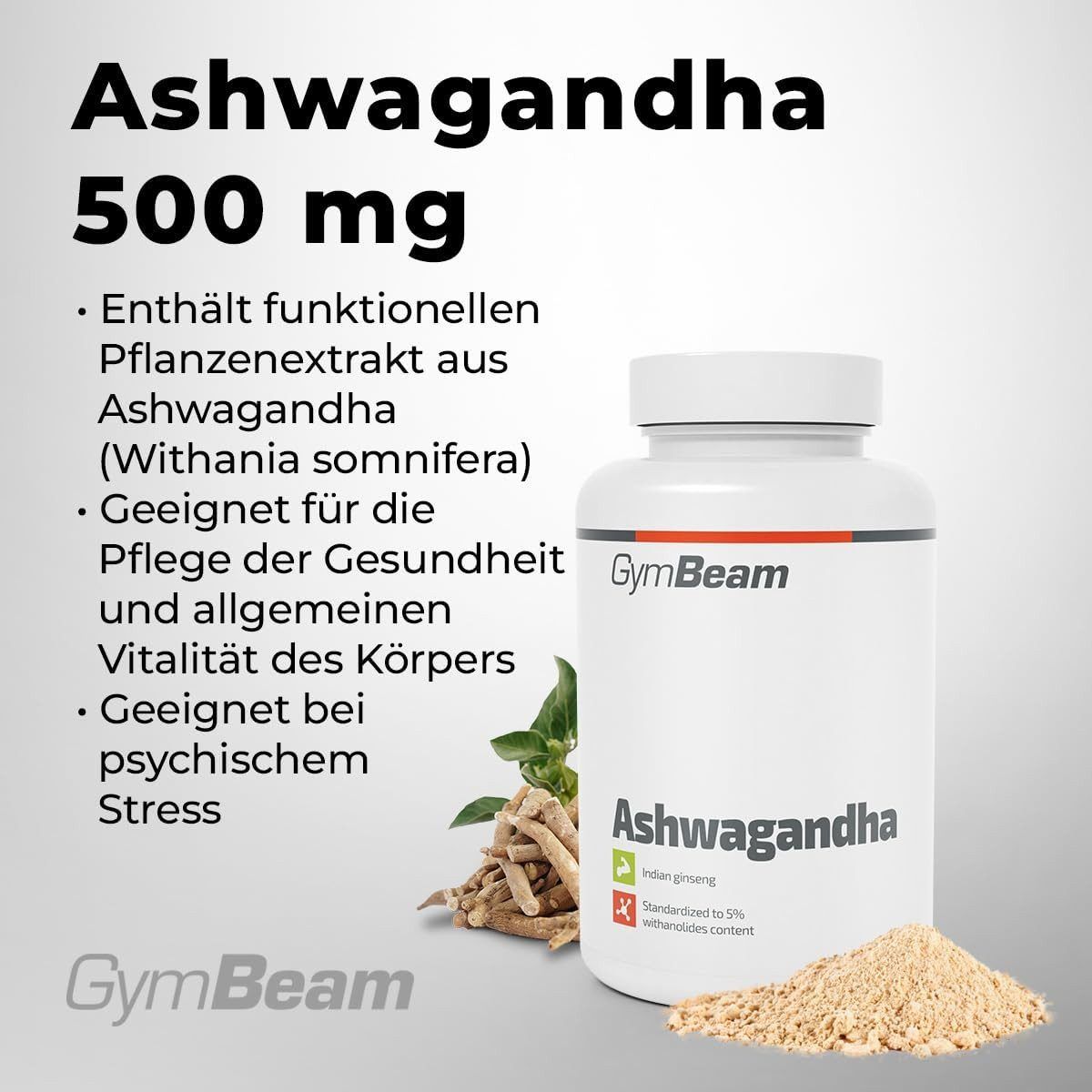 GYMBEAM Ashwagandha 500 mg Kapseln