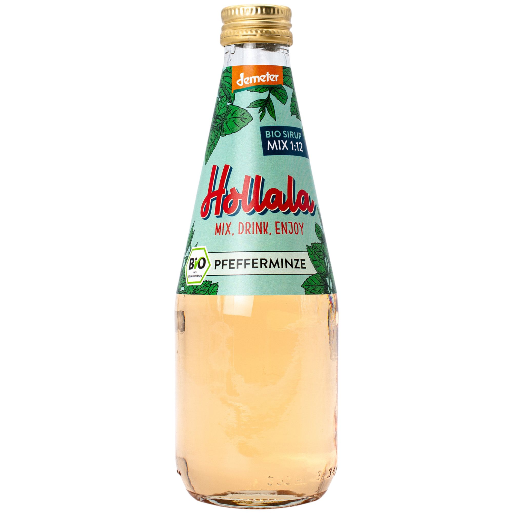 Hollala - Bio (Demeter) Sirup Pfefferminze 330 ml