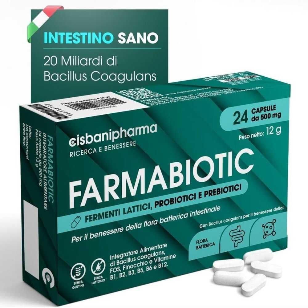 Cisbani Pharma Farmabiotic - capsule fermenti lattici