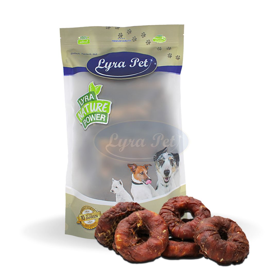 Lyra Pet® Kauringe mit Entenbruststreifen
