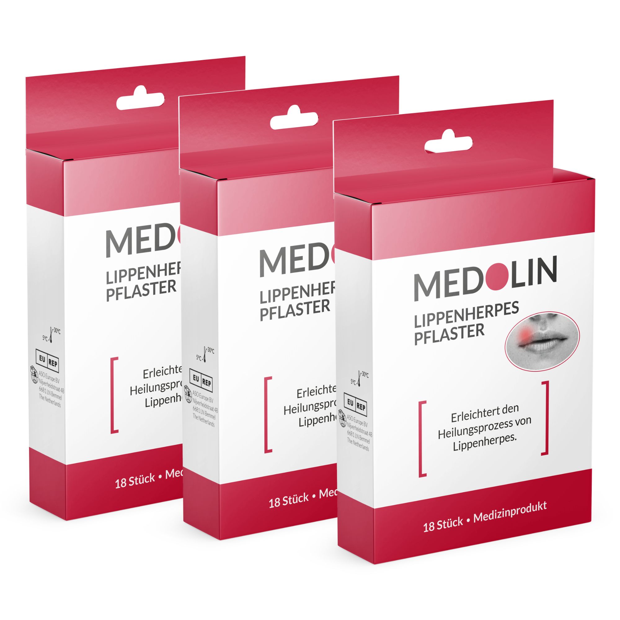 Medolin® Herpes Pflaster 3x18 St