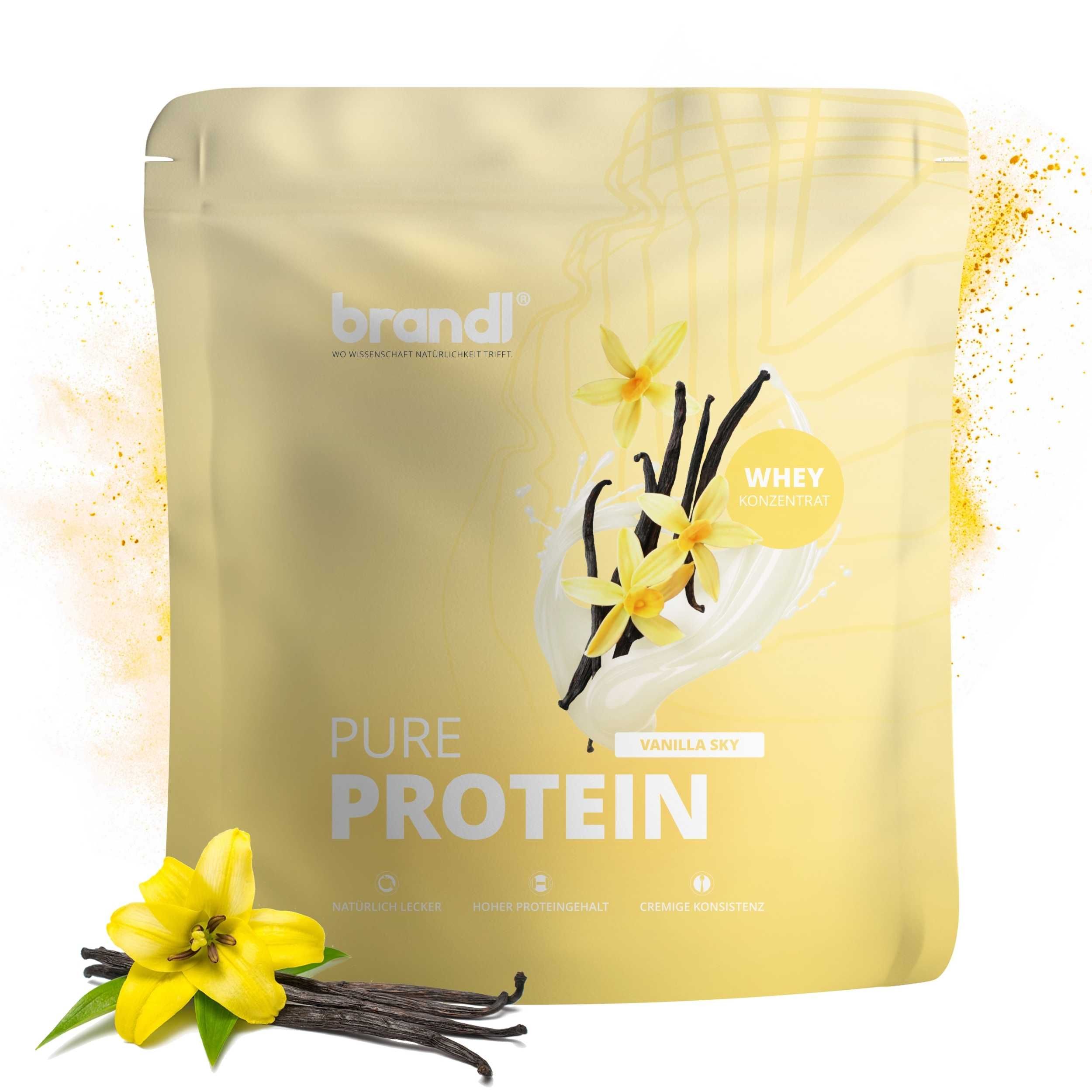 brandl® Pure Protein 2.0 Proteinpulver Whey | Eiweißpulver mit natürlichem Aroma