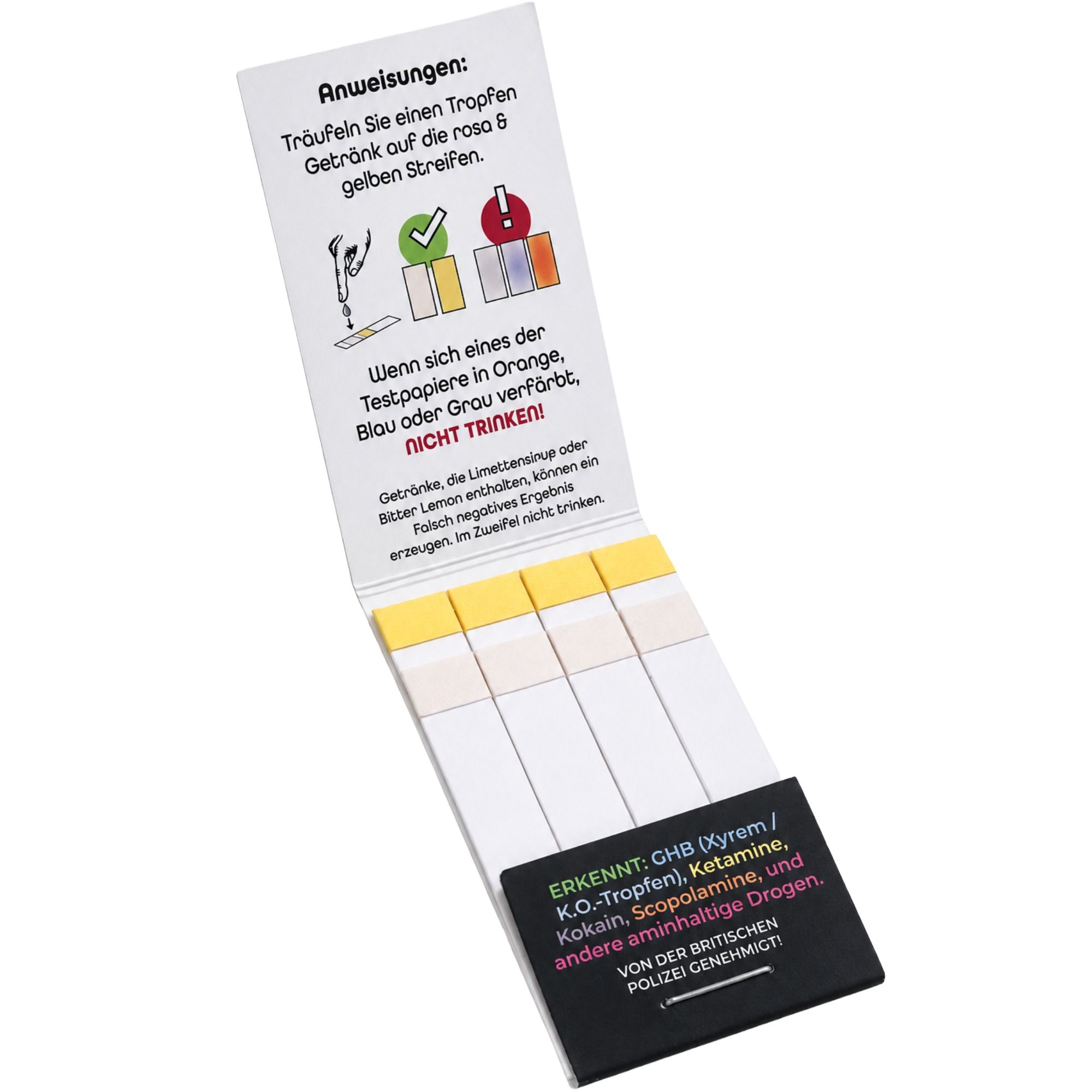 CYD® Getränketest K.O.-Tropfen Schnelltest Check Your Drink