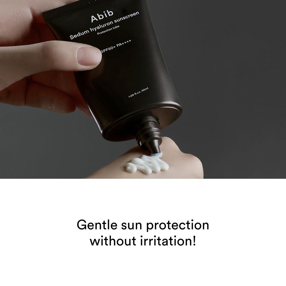ABIB Sedum Hyaluron Sunscreen Protection Tube Hydrating sunscreen SPF 50+PA++++