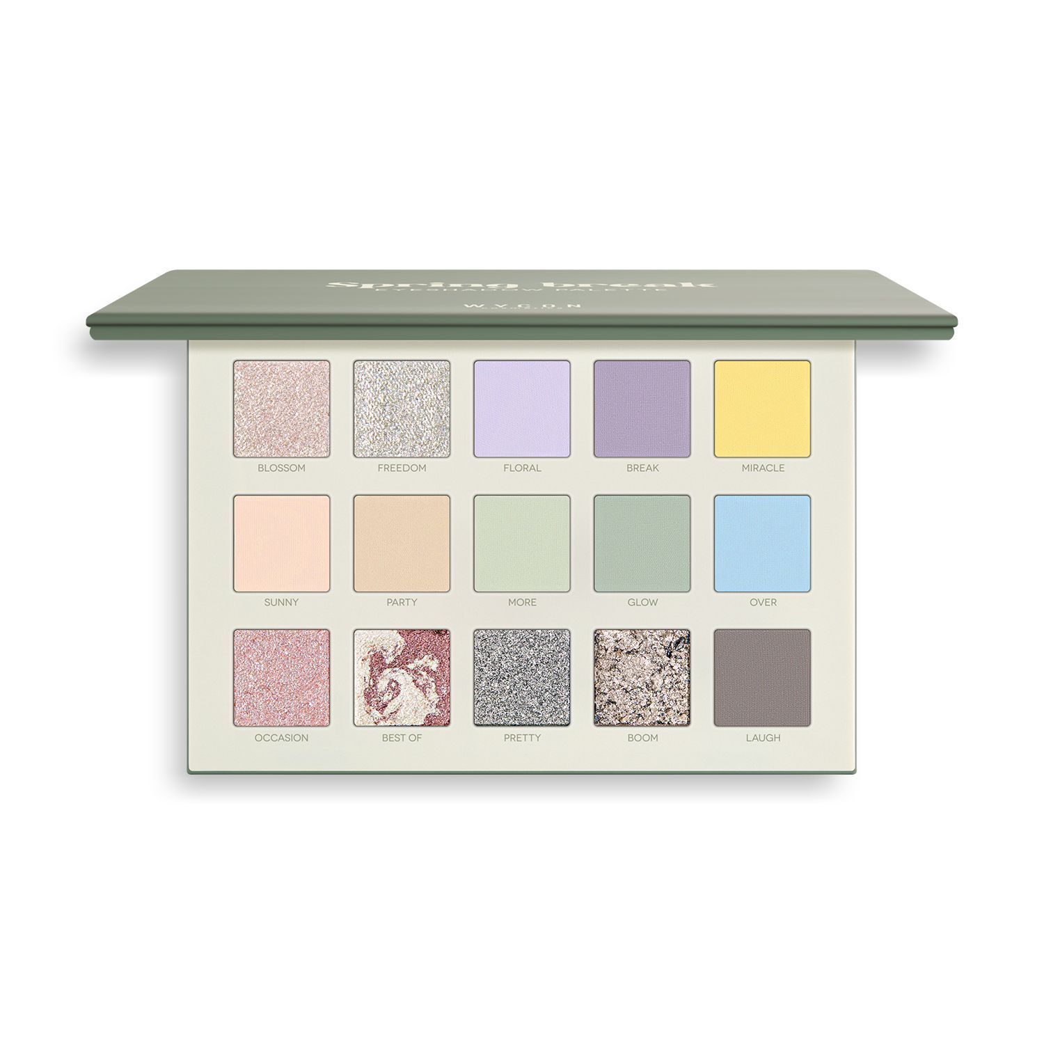 WYCON cosmetics spring break eyeshadow palette