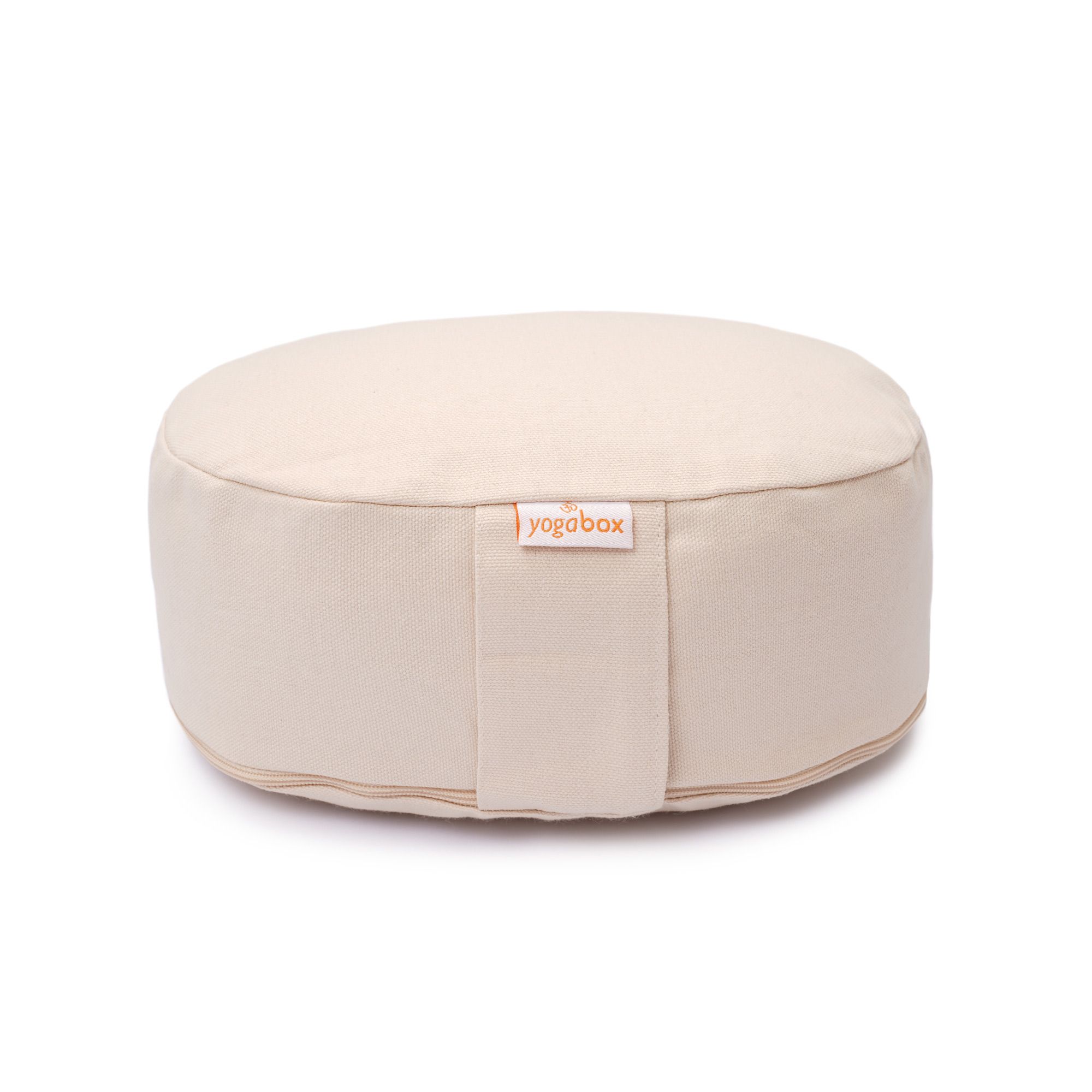 yogabox Yogilino® Reise Meditationskissen mini oval Basic - natur 26 x 21 9 cm 1 St
