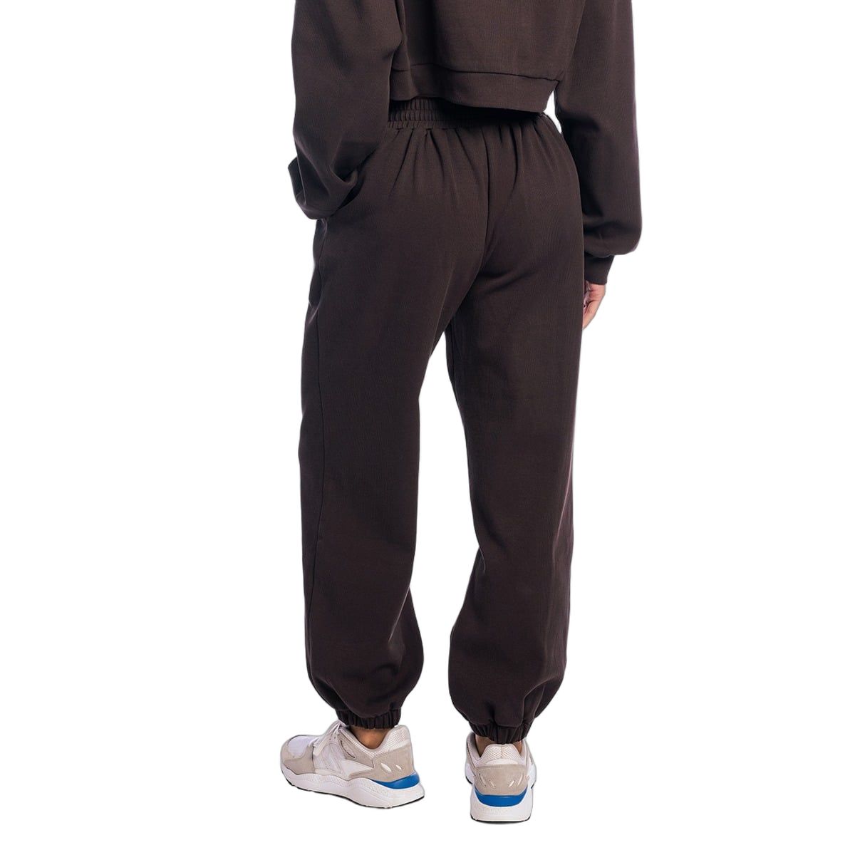 GymBeam Jogginghose Damen oversized mit hoher Taille Tee Brown