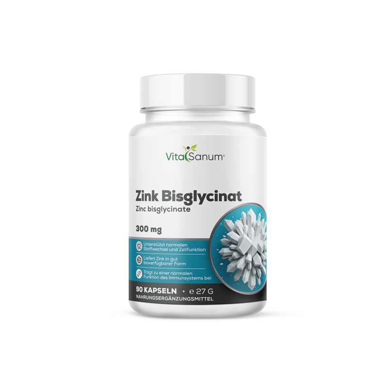 VitaSanum®- Zink Bisglycinat (Zinc bisglycinate) 90 St Kapseln