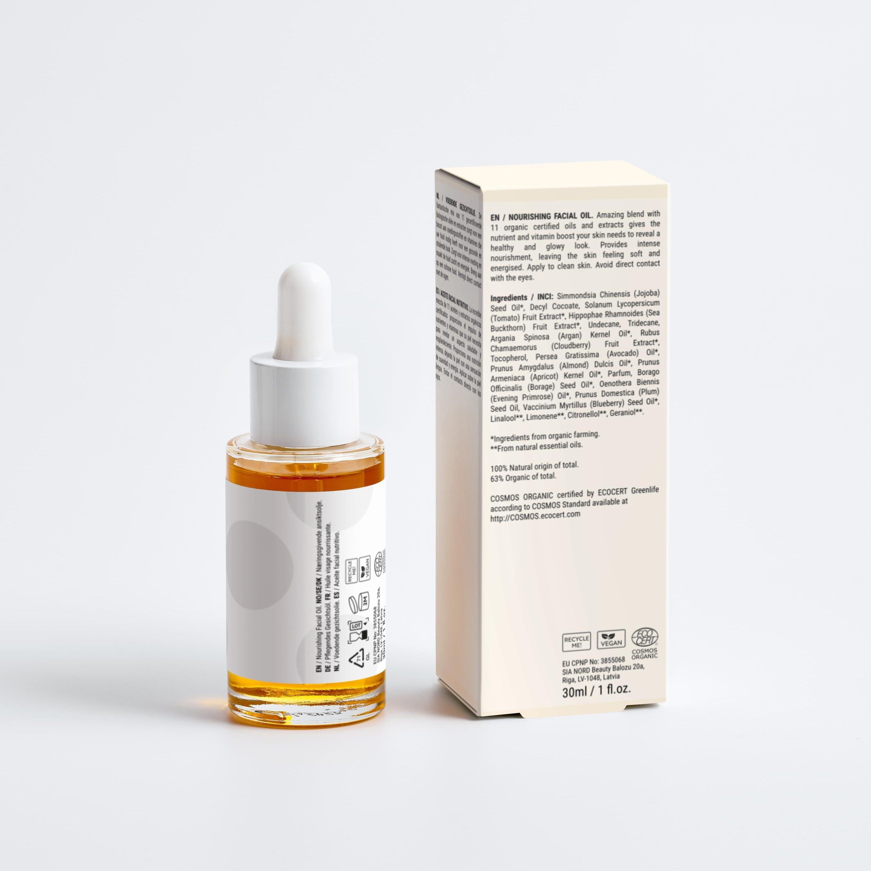 Zero Skin Nährendes Gesichtsöl, intensiv pflegend, glow-verleihend für trockene und reife Haut