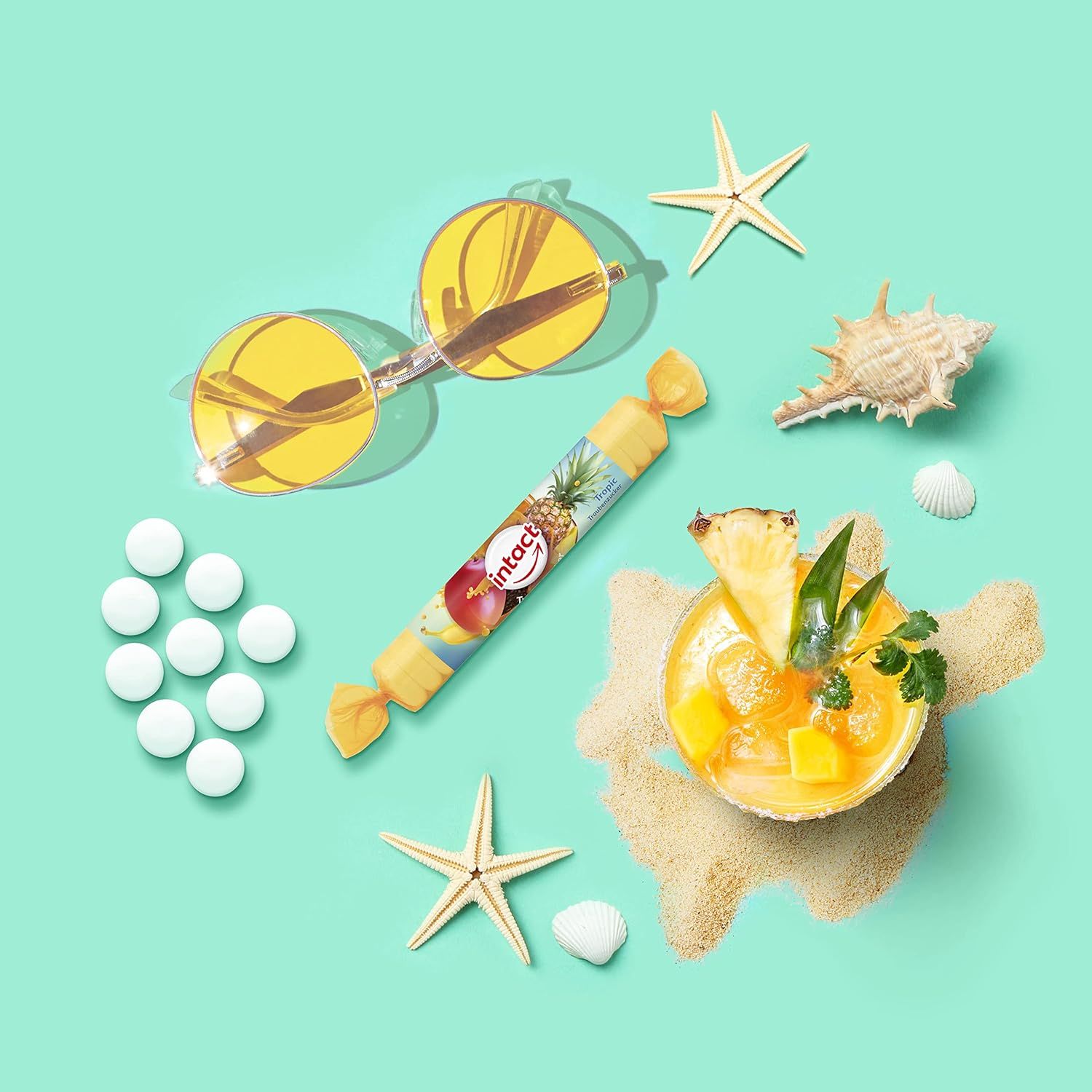 intact Tropic Traubenzucker Bonbons