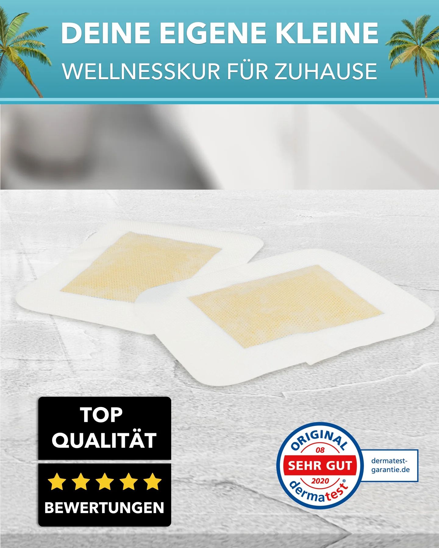 Summer Foot - Fußpads mit Ingweröl (für 10 Anwendungen)