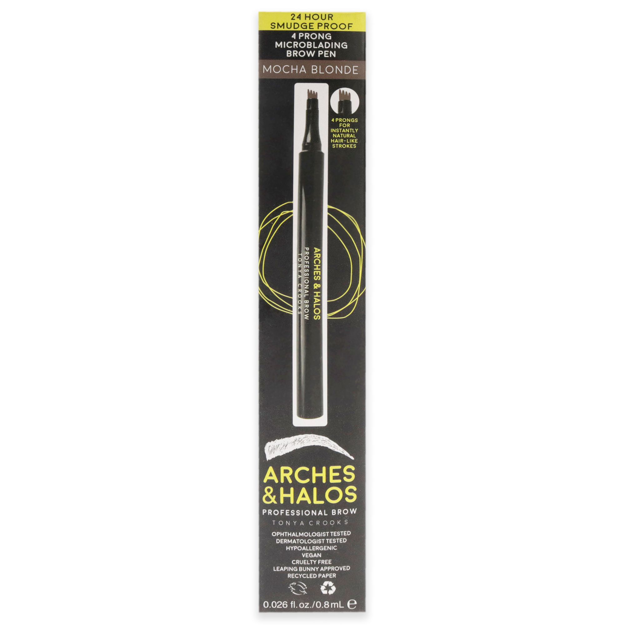 4 Prong Microblading Augenbrauenstift - Mocha Blonde von Arches and Halos