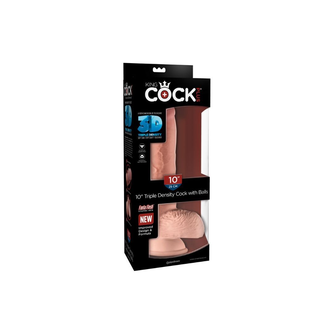 King Cock Dildo „10" Triple Density“