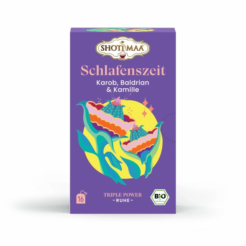Shoti Maa - Bio Schlafenszeit Tee | Karob, Baldrian & Kamille